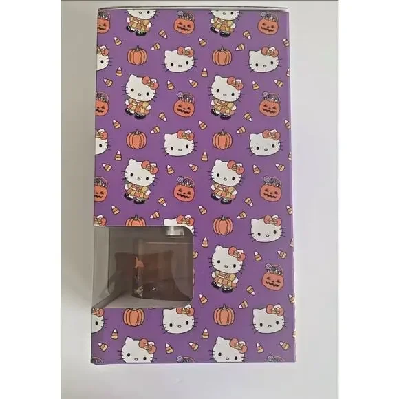 Hello Kitty Halloween Witch Kitty on Broom Peppermint Square Reed Diffuser - Picture 4 of 5